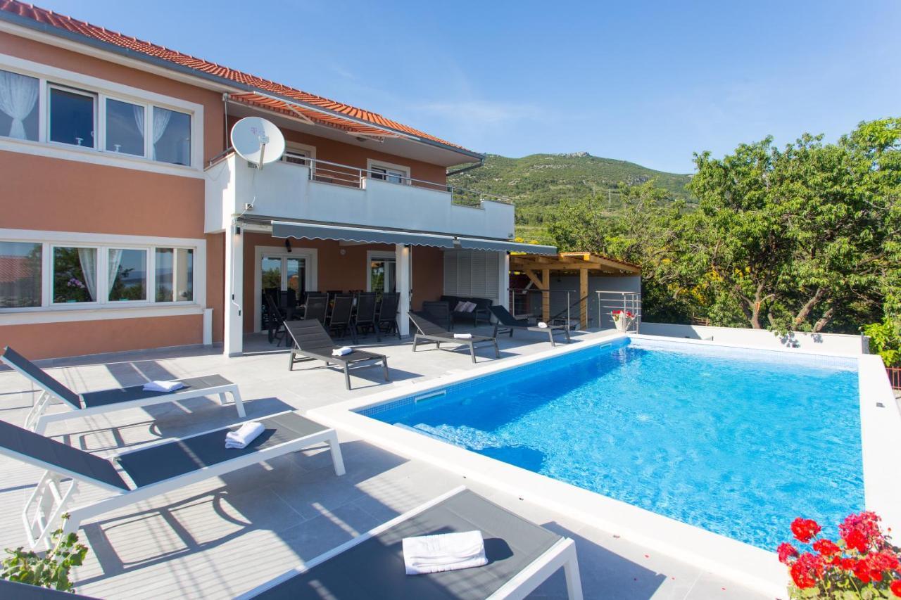 Villa Ivano With Sea&Mountain View Kaštel Stari Kültér fotó